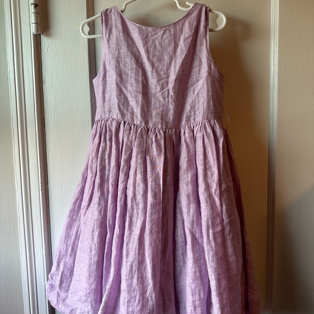 Lavender Sleeveless Kids Dress